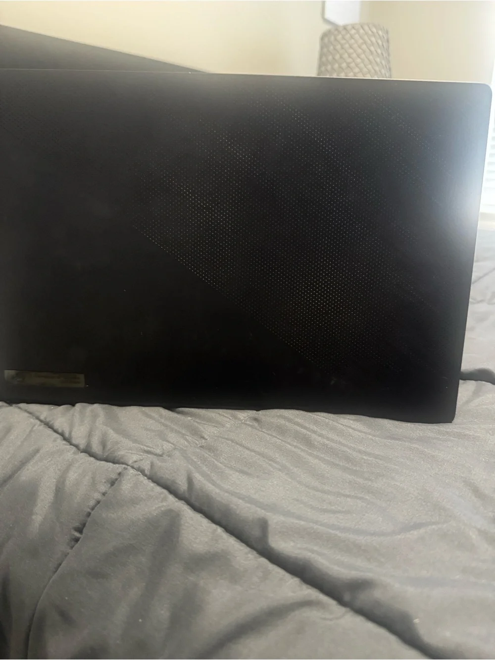 Sleek Black Laptop with RTX Graphics